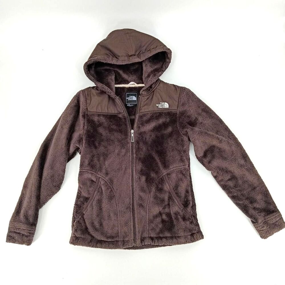 The North Face Oso Hoodie S Brown Chocolate Fuzzy Fleece Sherpa Gorpcore
